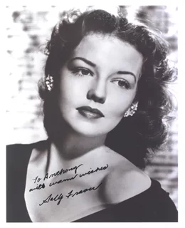 Sally Fraser autograph