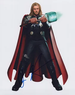 Chris Hemsworth autograph
