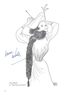 Irene Worth autograph