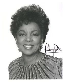 Ruby Dee autograph