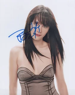 Zooey Deschanel autograph