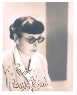 Edith Head autograph