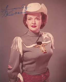 Dale Evans autograph