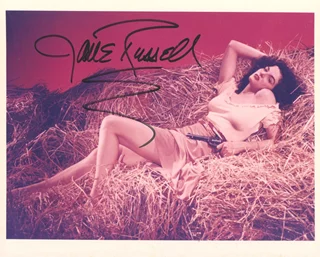 Jane Russell autograph