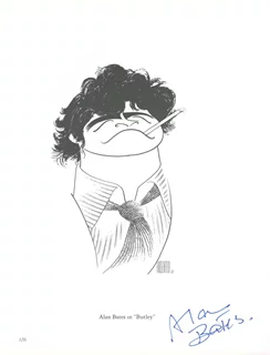 Alan Bates autograph