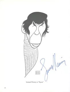 Leonard Nimoy autograph