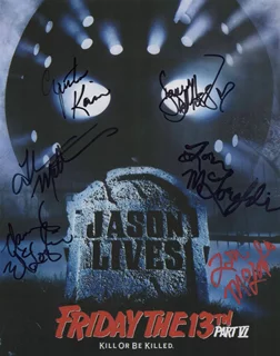 Friday the 13th VI autograph