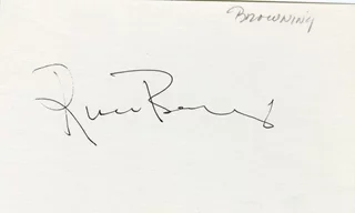 Ricou Browning autograph