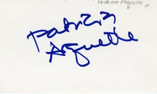 Patricia Arquette autograph