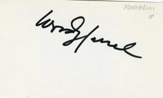 Woody Harrelson autograph