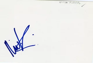 Mila Kunis autograph
