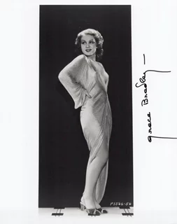 Grace Bradley autograph
