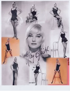 May Britt autograph