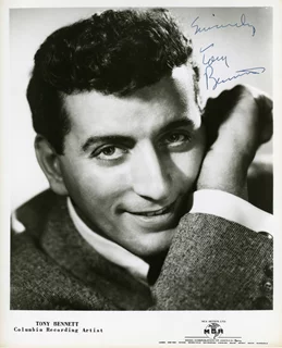 Tony Bennett autograph