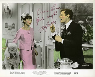 Tony Curtis autograph