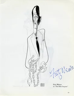 Fritz Weaver autograph