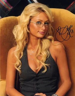 Paris Hilton autograph