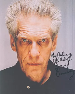 David Cronenberg autograph