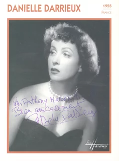 Danielle Darrieux autograph