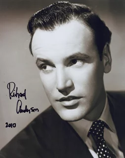 Richard Anderson autograph