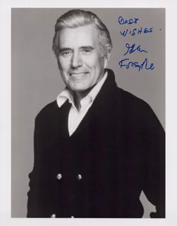 John Forsythe autograph