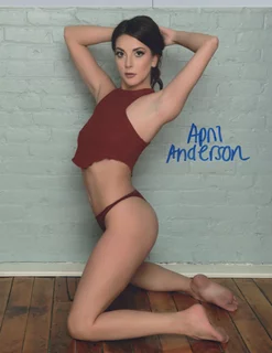 April Anderson autograph