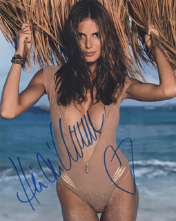 Heidi Klum autograph