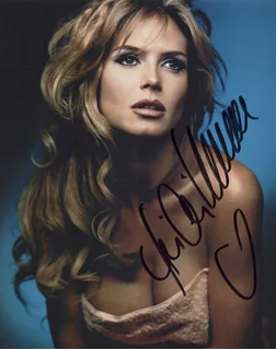 Heidi Klum autograph