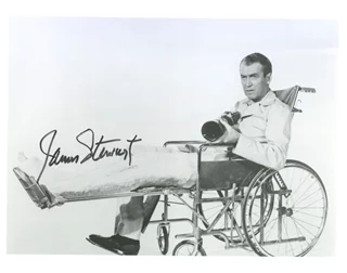 James Stewart autograph