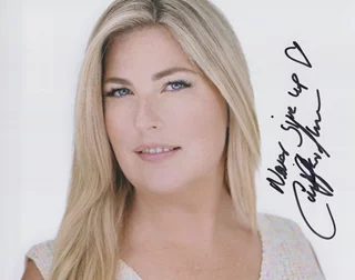 Courtney Warner autograph