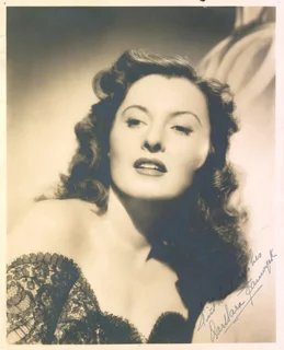 Barbara Stanwyck autograph