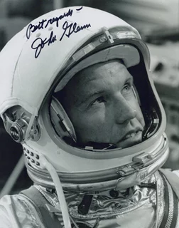 John Glenn autograph