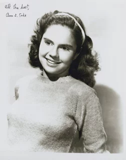 Ann E. Todd autograph