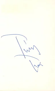 Tiny Tim autograph