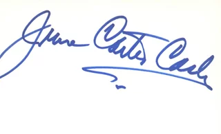 June Carter Cash autograph