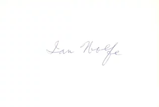 Ian Wolfe autograph