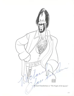 Richard Chamberlain autograph