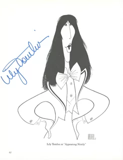 Lily Tomlin autograph