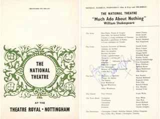 Albert Finney autograph