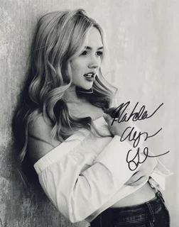 Natalie Alyn  Lind autograph