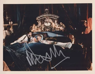 Malcolm McDowell autograph