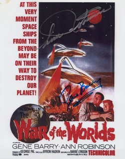 The War of the Worlds autograph