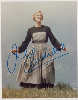 Julie Andrews autograph