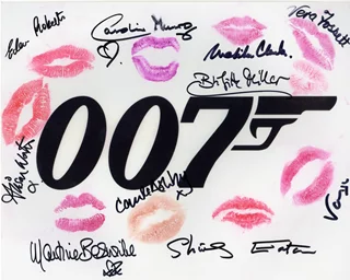 James Bond Girls autograph