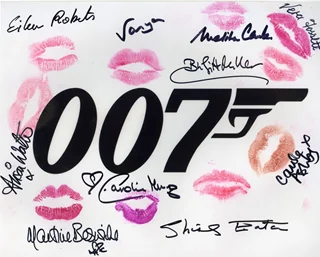 James Bond Girls autograph