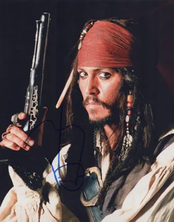 Johnny Depp autograph