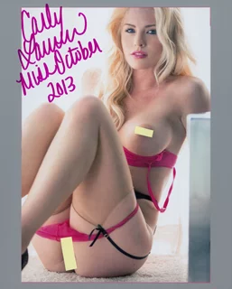 Carly Lauren autograph