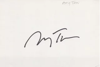 Amy Tan autograph