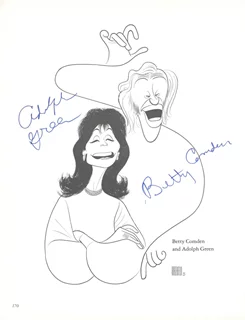 Betty Comden autograph