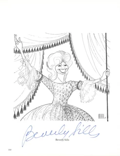 Beverly Sills autograph